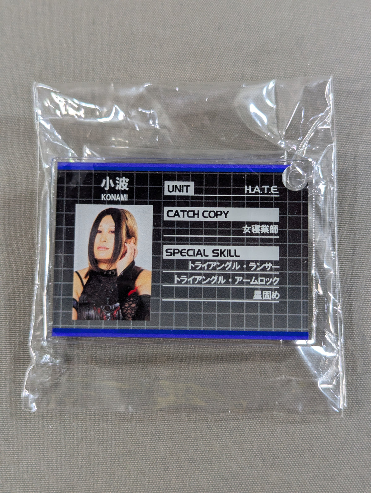小波 プロフィールアクリルキーホルダー