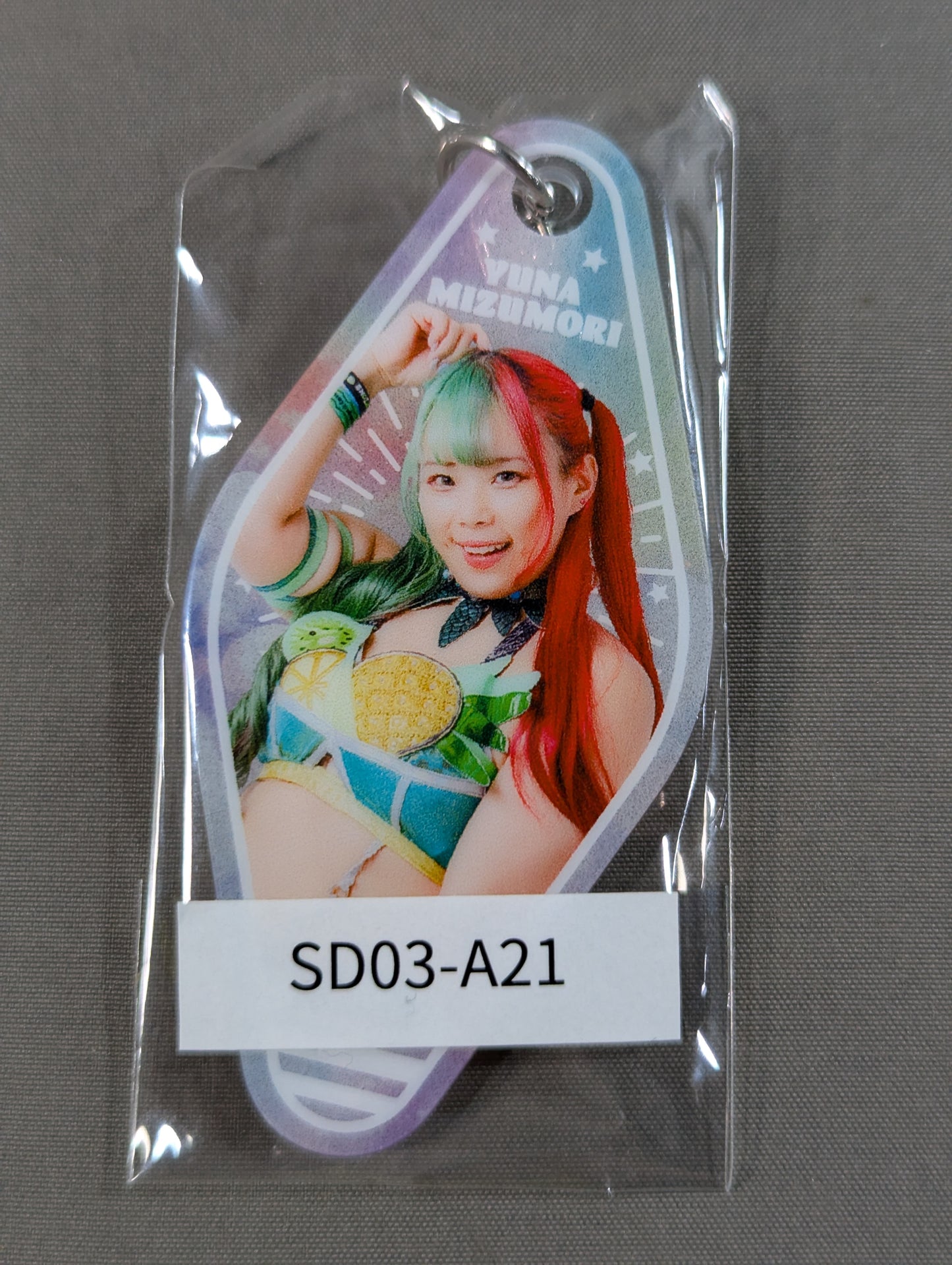 水森由菜 STARDOM×ウェブポン アクリルモーテルキーホルダー