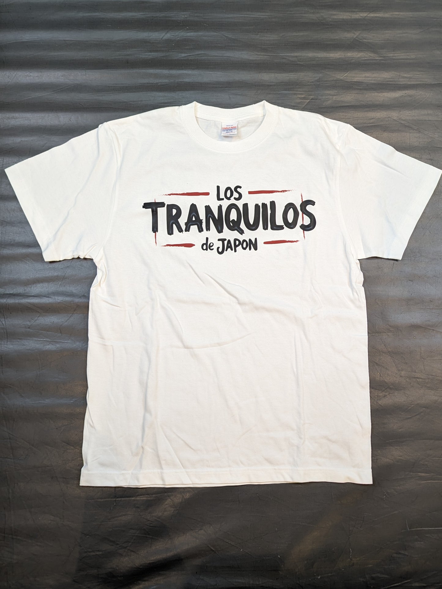 [Tetsuya Naito & BUSHI  2 hand signed autographs ] LOS TRANQUILOS de JAPON Unit T-Shirt (1)
