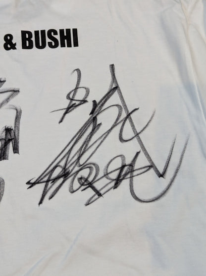 [Tetsuya Naito & BUSHI  2 hand signed autographs ] LOS TRANQUILOS de JAPON Unit T-Shirt (1)