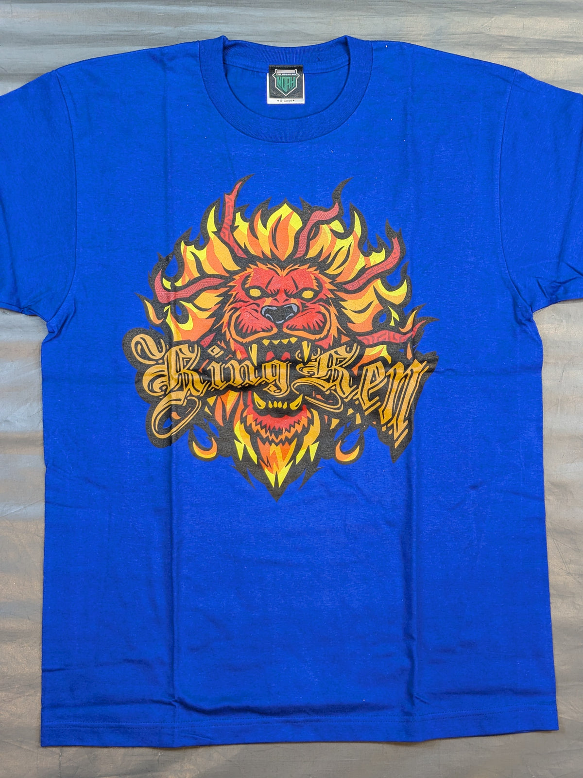 拳王「KING KEN」Tシャツ①(ブルー)
