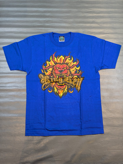 拳王「KING KEN」Tシャツ①(ブルー)