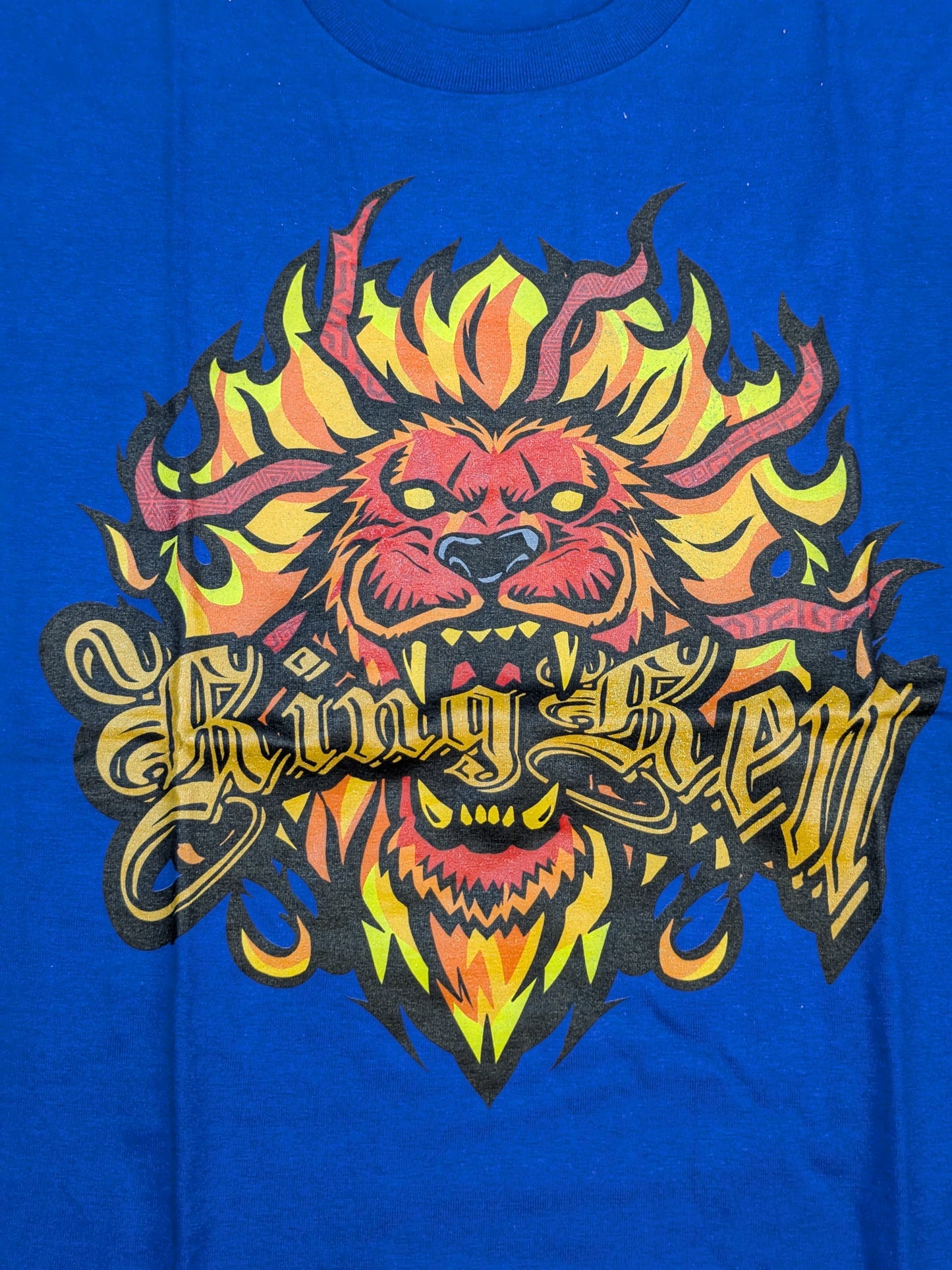 拳王「KING KEN」Tシャツ①(ブルー)