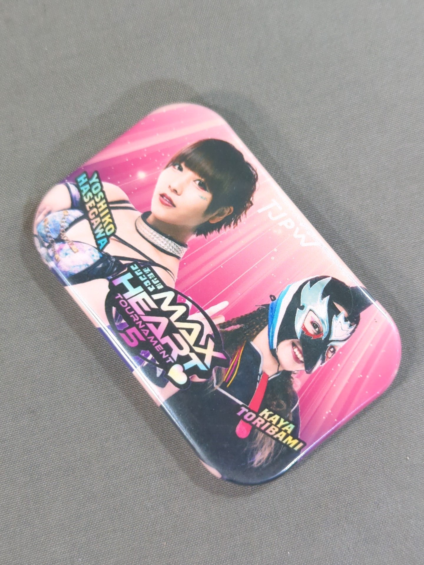 Tokyo Joshi Pro Wrestling "Yoshiko Hasegawa vs. Kaya Torikui" PinBack button