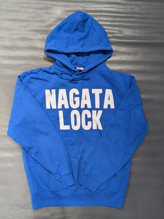 永田裕志「NAGATA LOCK」プルオーバーパーカー(ブルー)