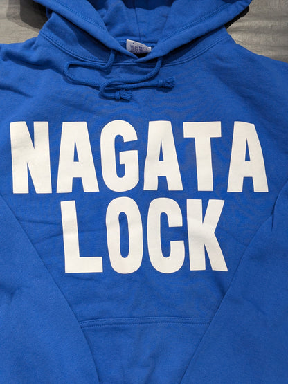 永田裕志「NAGATA LOCK」プルオーバーパーカー(ブルー)