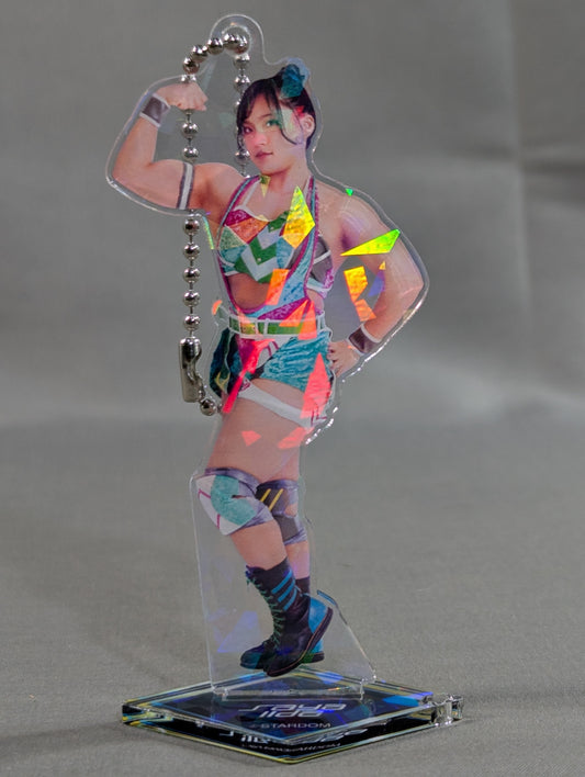 Saya Iida Random Hologram Acrylic Stand Keychain