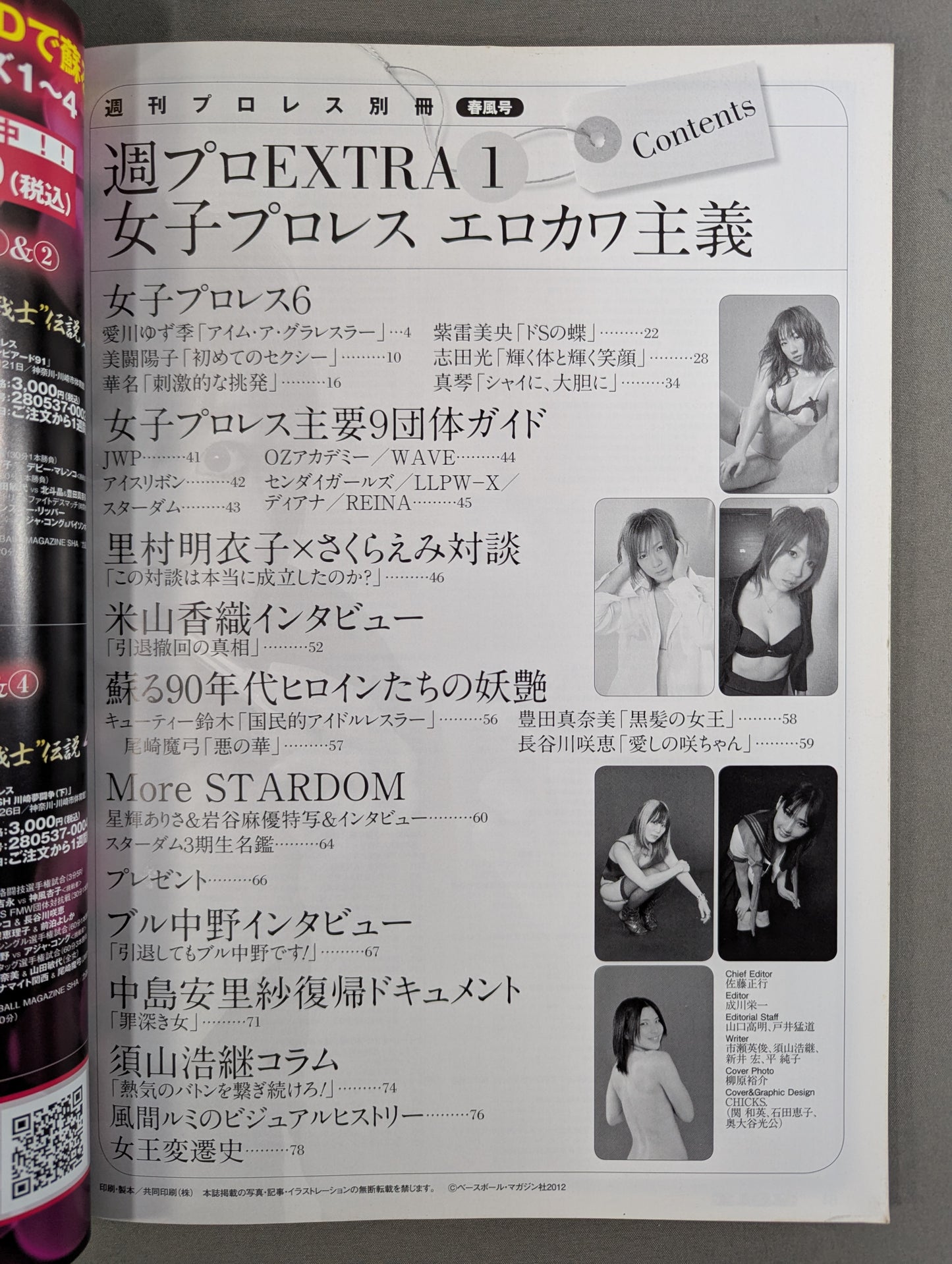 週刊プロレス別冊95「女子プロレス エロカワ主義」