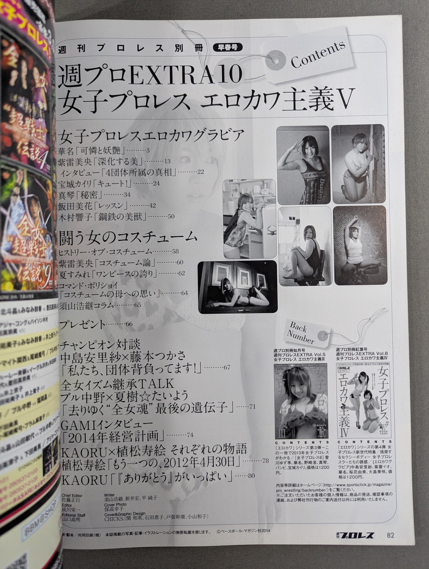 週刊プロレス別冊109「女子プロレス エロカワ主義Ⅴ」