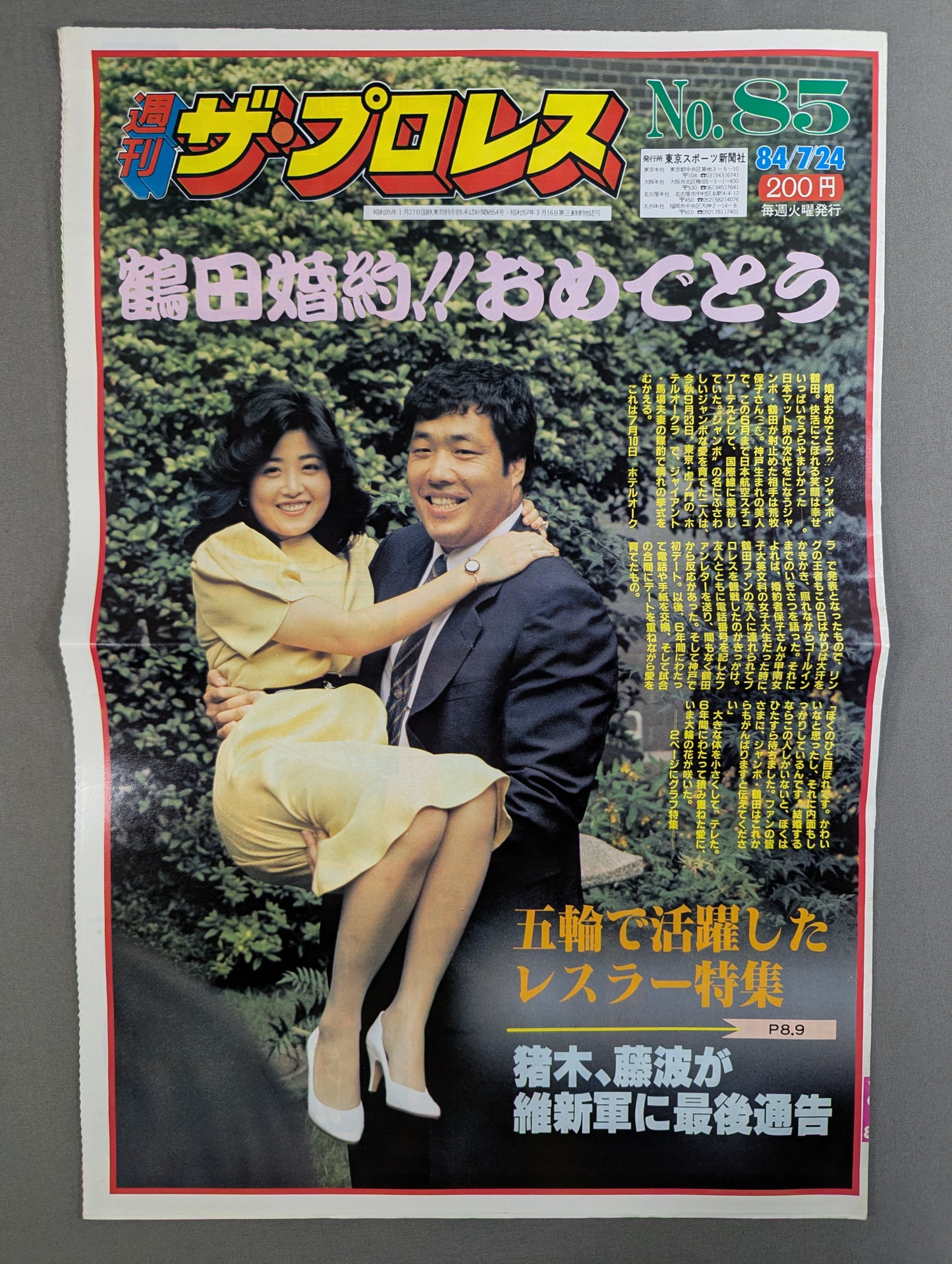 週刊ザ・プロレス85