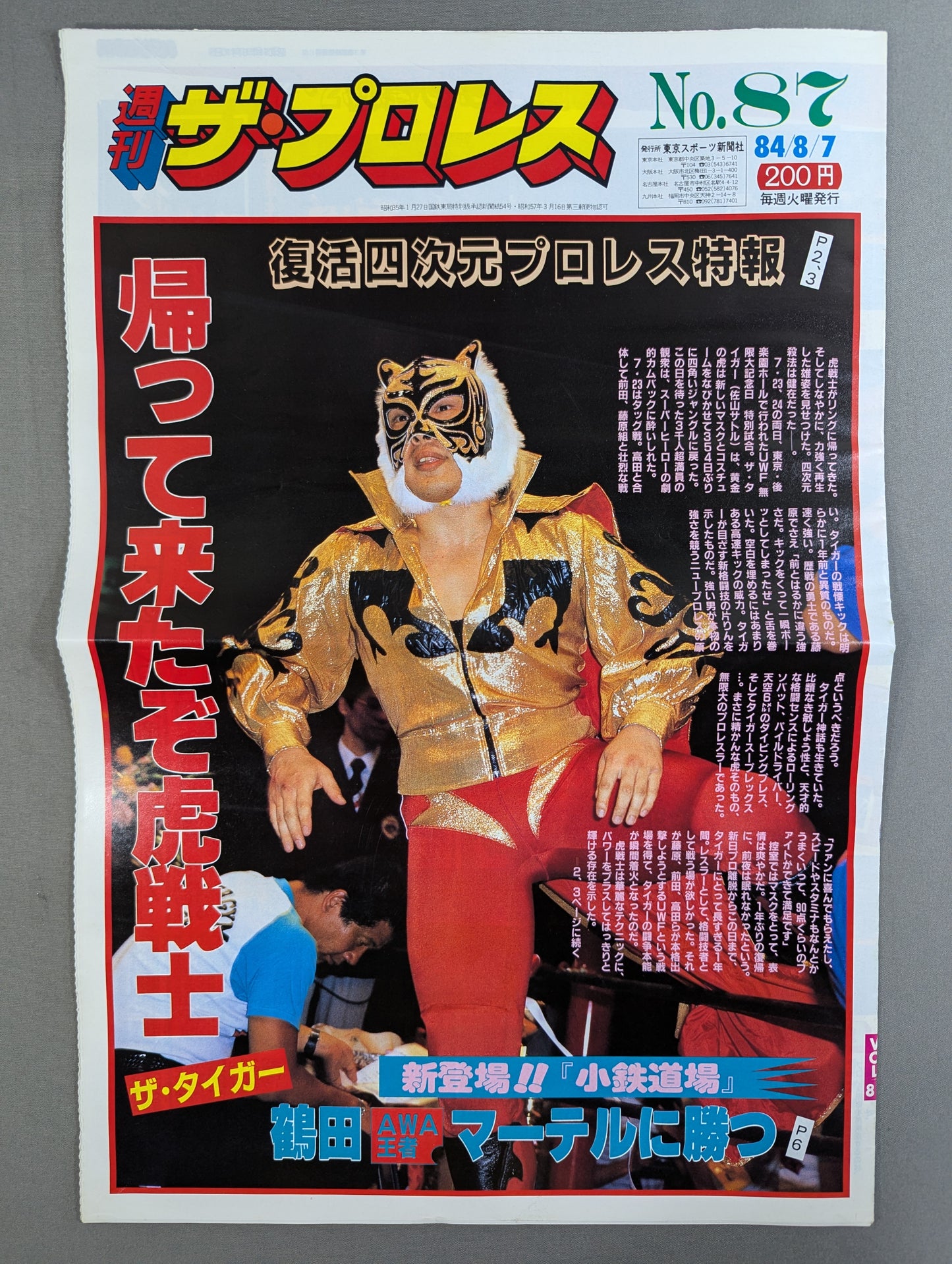 週刊ザ・プロレス87
