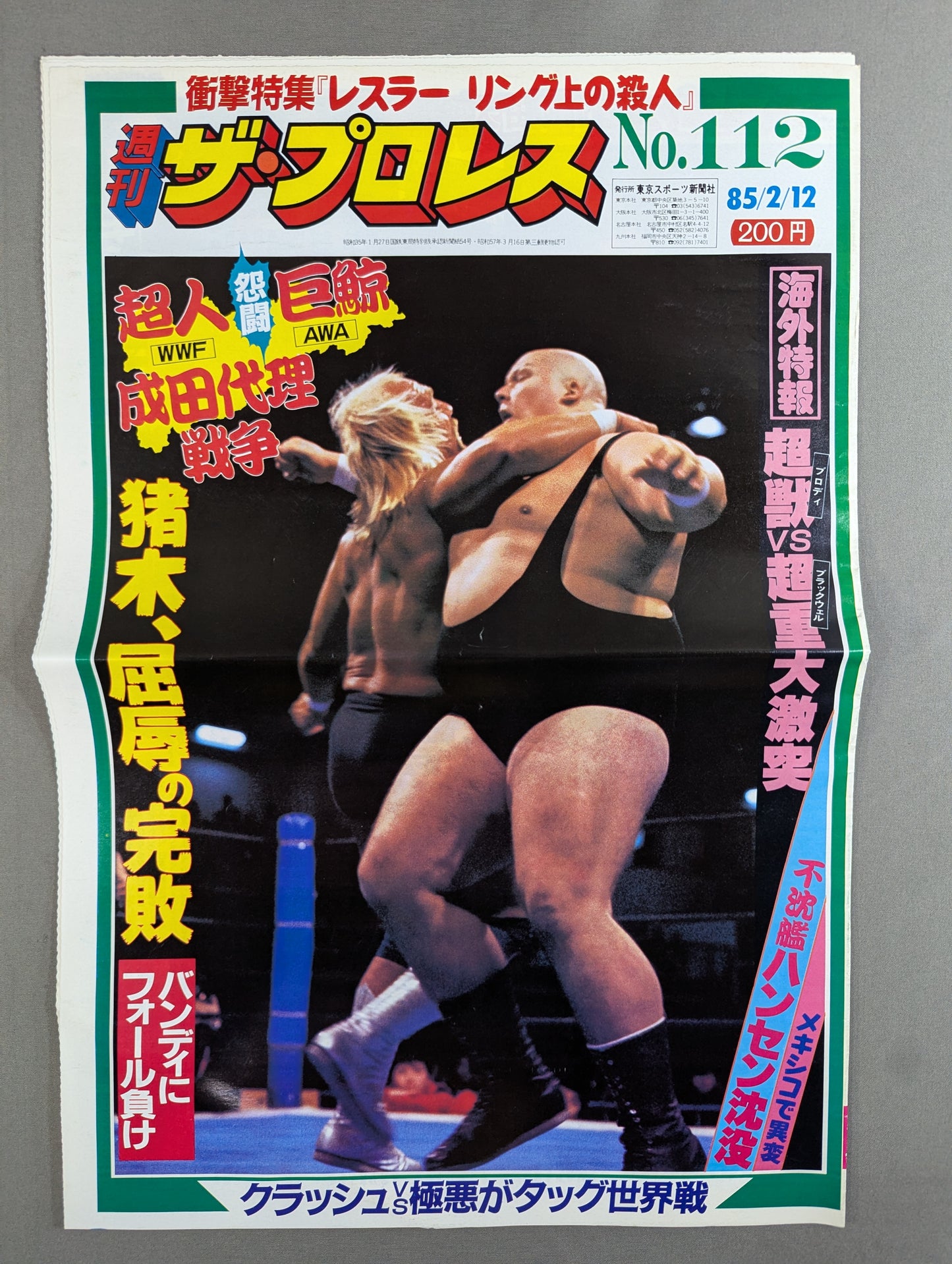 週刊ザ・プロレス112