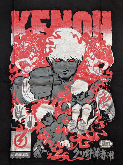 拳王×GRAPE BRAIN コラボTシャツ(ALL REBELLIONシルバーver.)