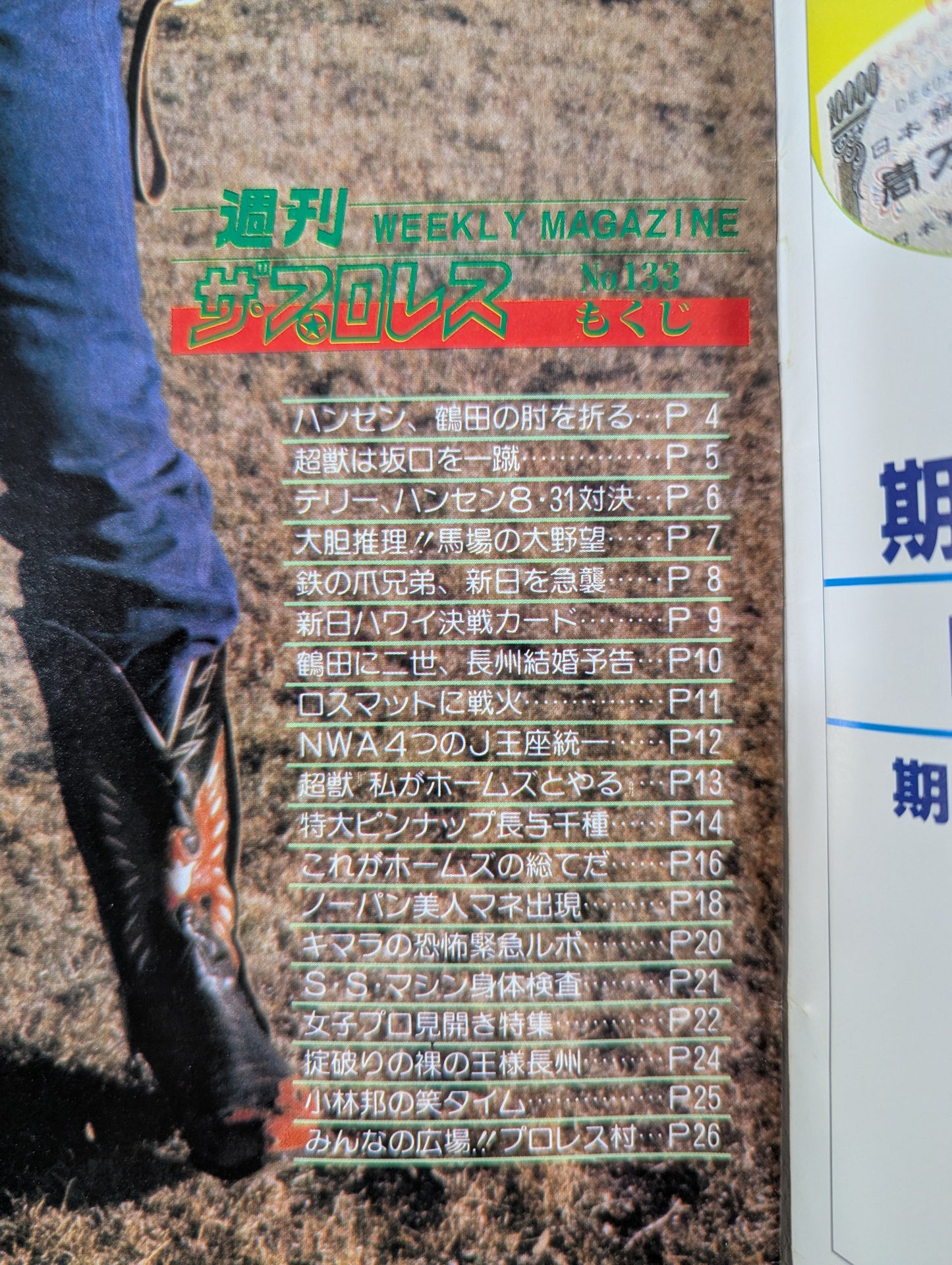 週刊ザ・プロレス133