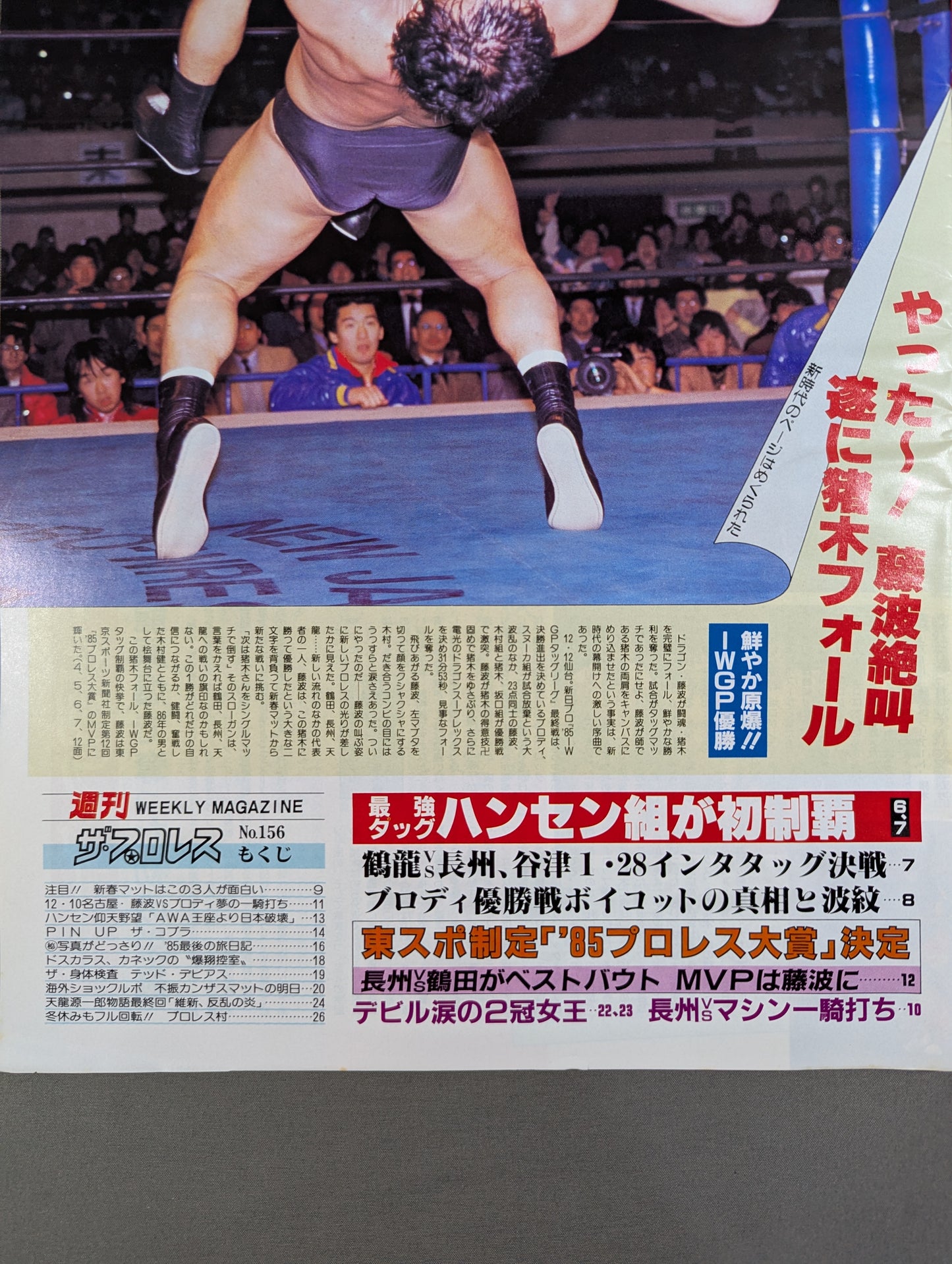 週刊ザ・プロレス156