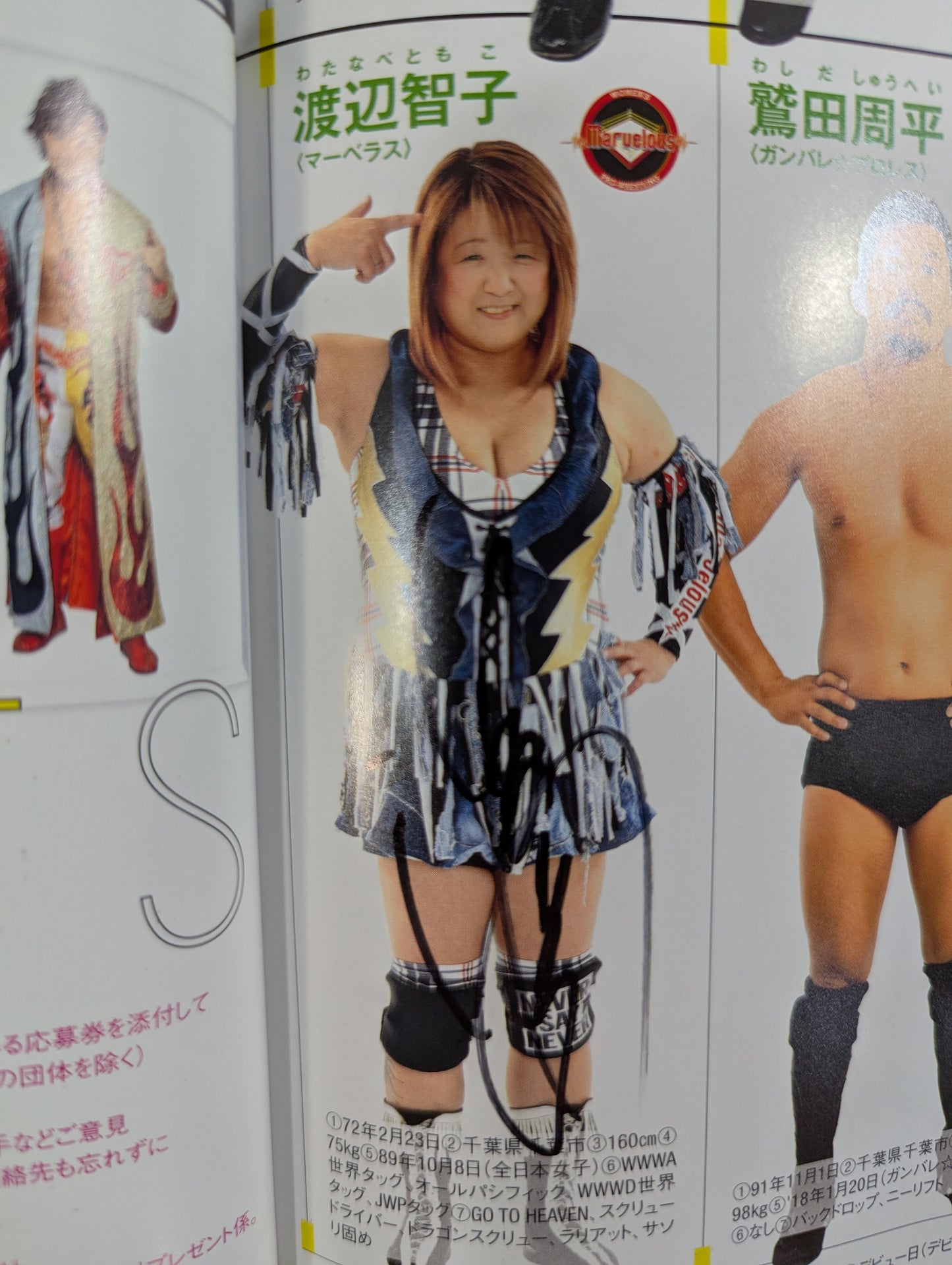 【14選手直筆サイン入り】週刊プロレス別冊144「2020 保存版プロレスラー全身写真名鑑」