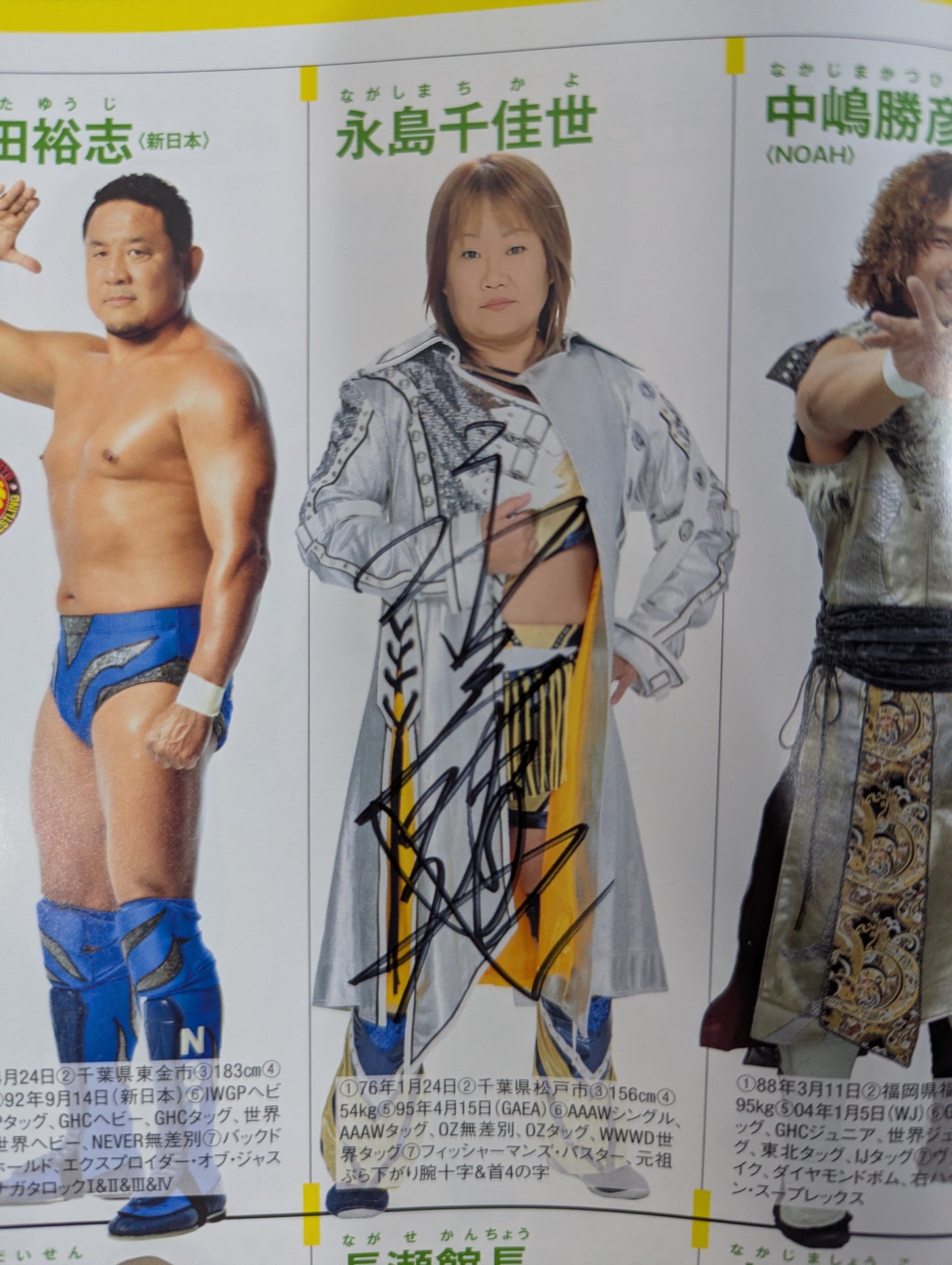 【14選手直筆サイン入り】週刊プロレス別冊144「2020 保存版プロレスラー全身写真名鑑」