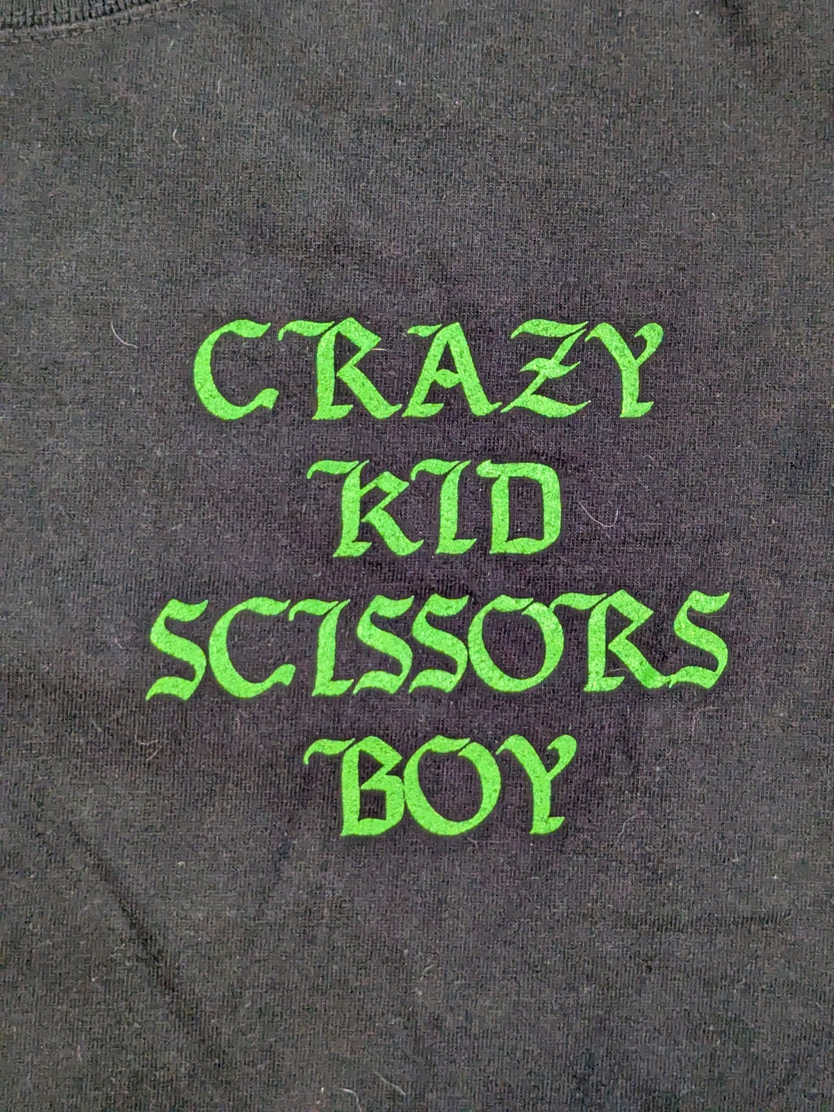 竹田誠志「CRAZY KID SCISSORS BOY」Tシャツ