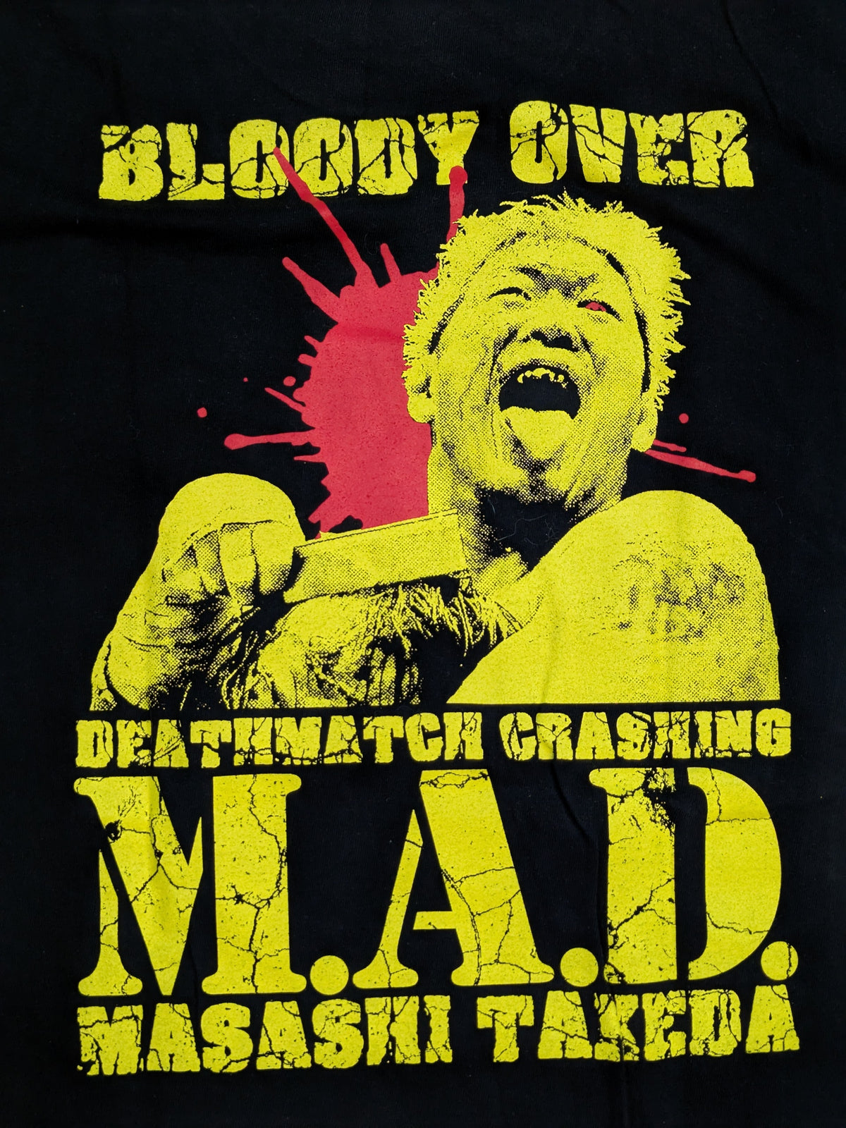 竹田誠志「Bloody Over」Tシャツ(アメリカ限定カラー)