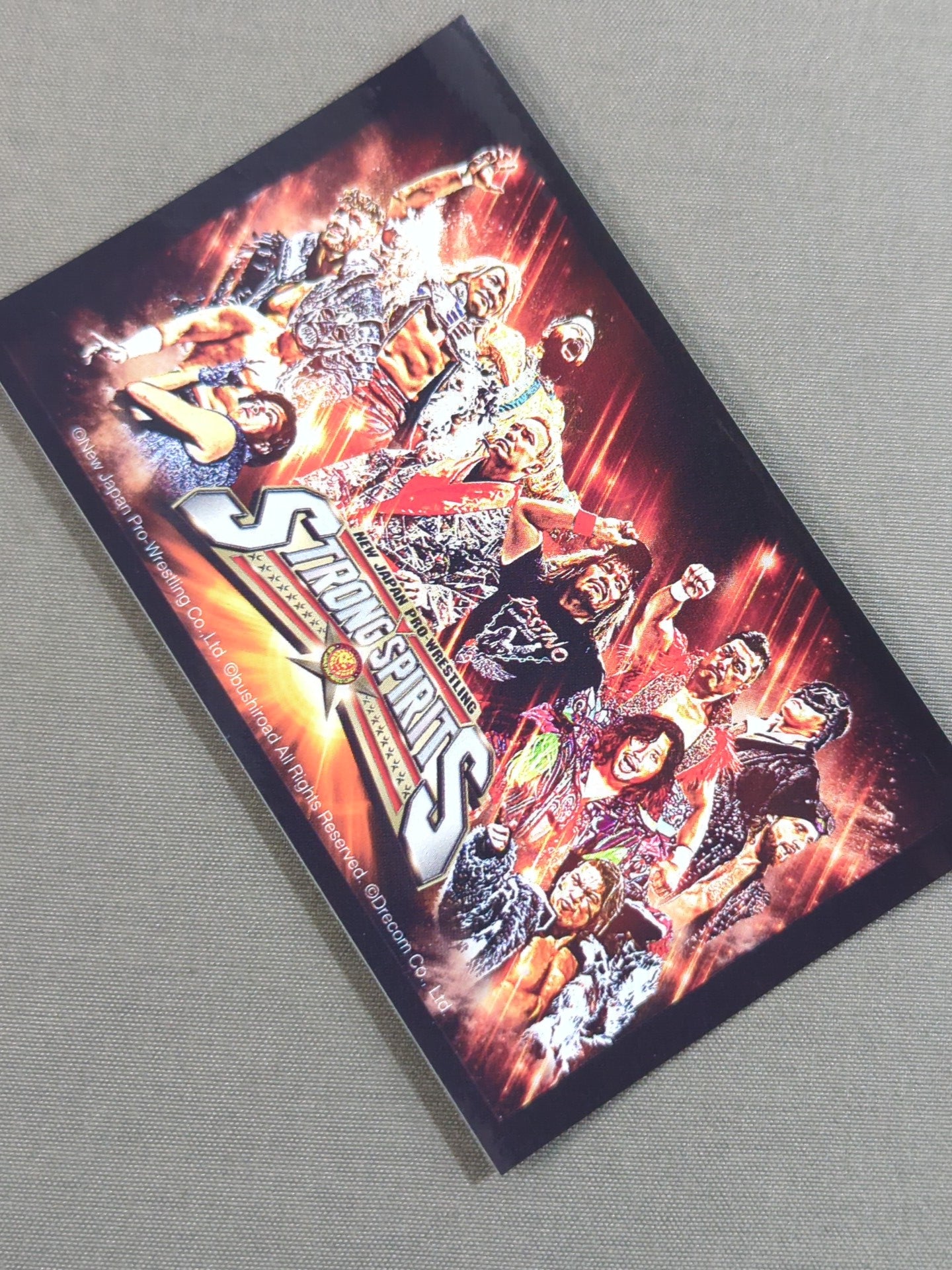 新日本プロレス「STRONG SPIRITS」ステッカー①