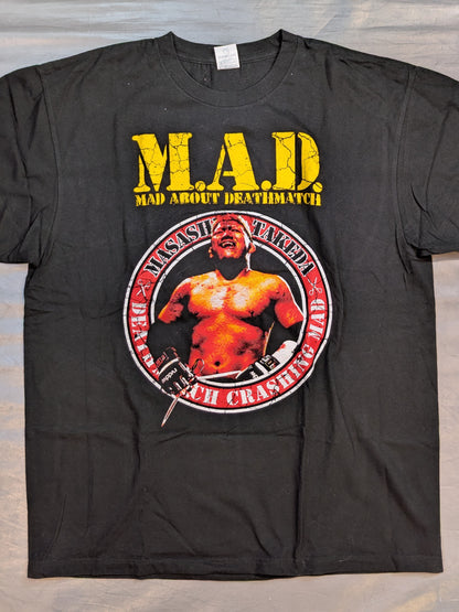 竹田誠志「M.A.D.」Tシャツ(ブラック)