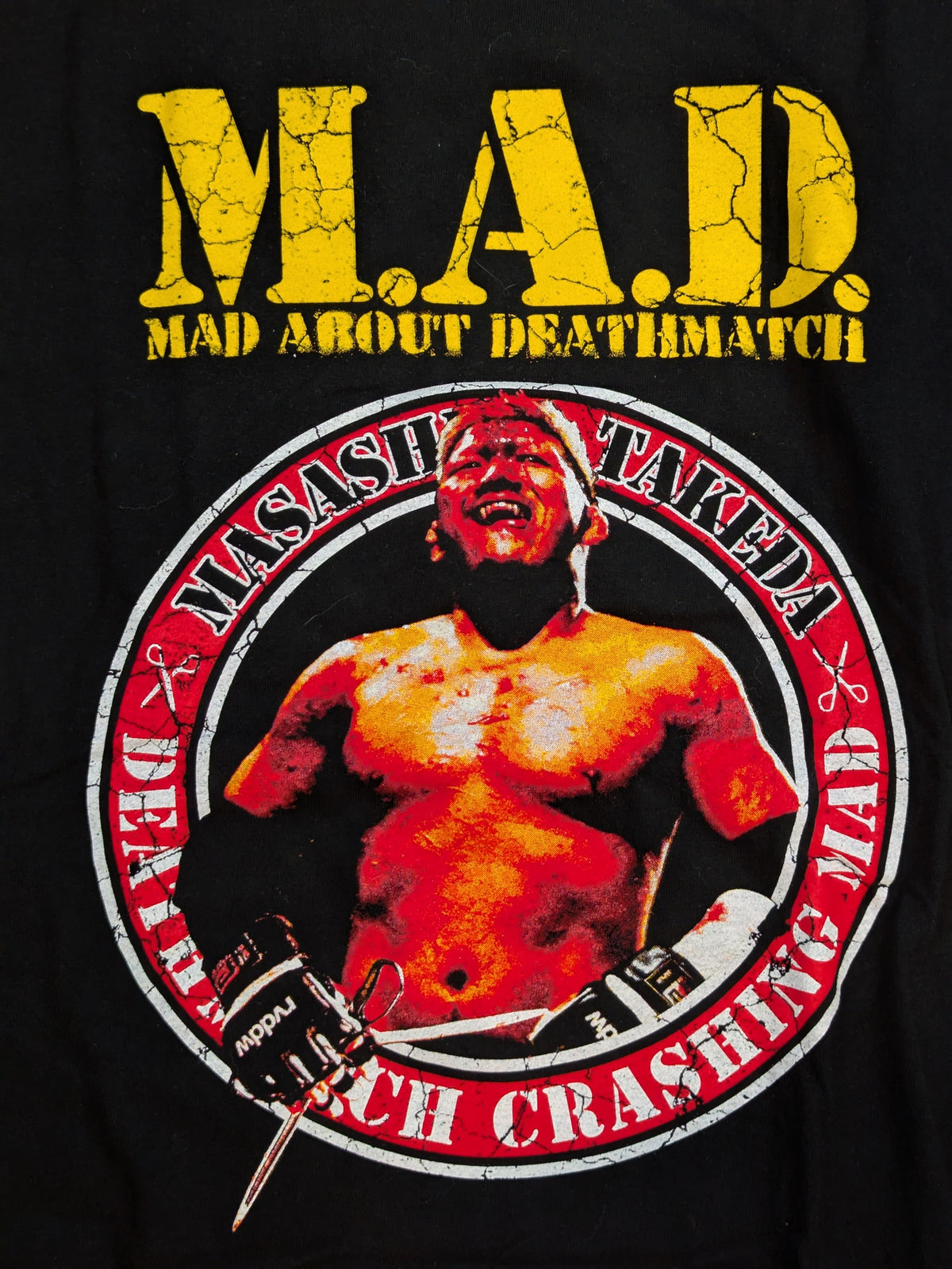 竹田誠志「M.A.D.」Tシャツ(ブラック)