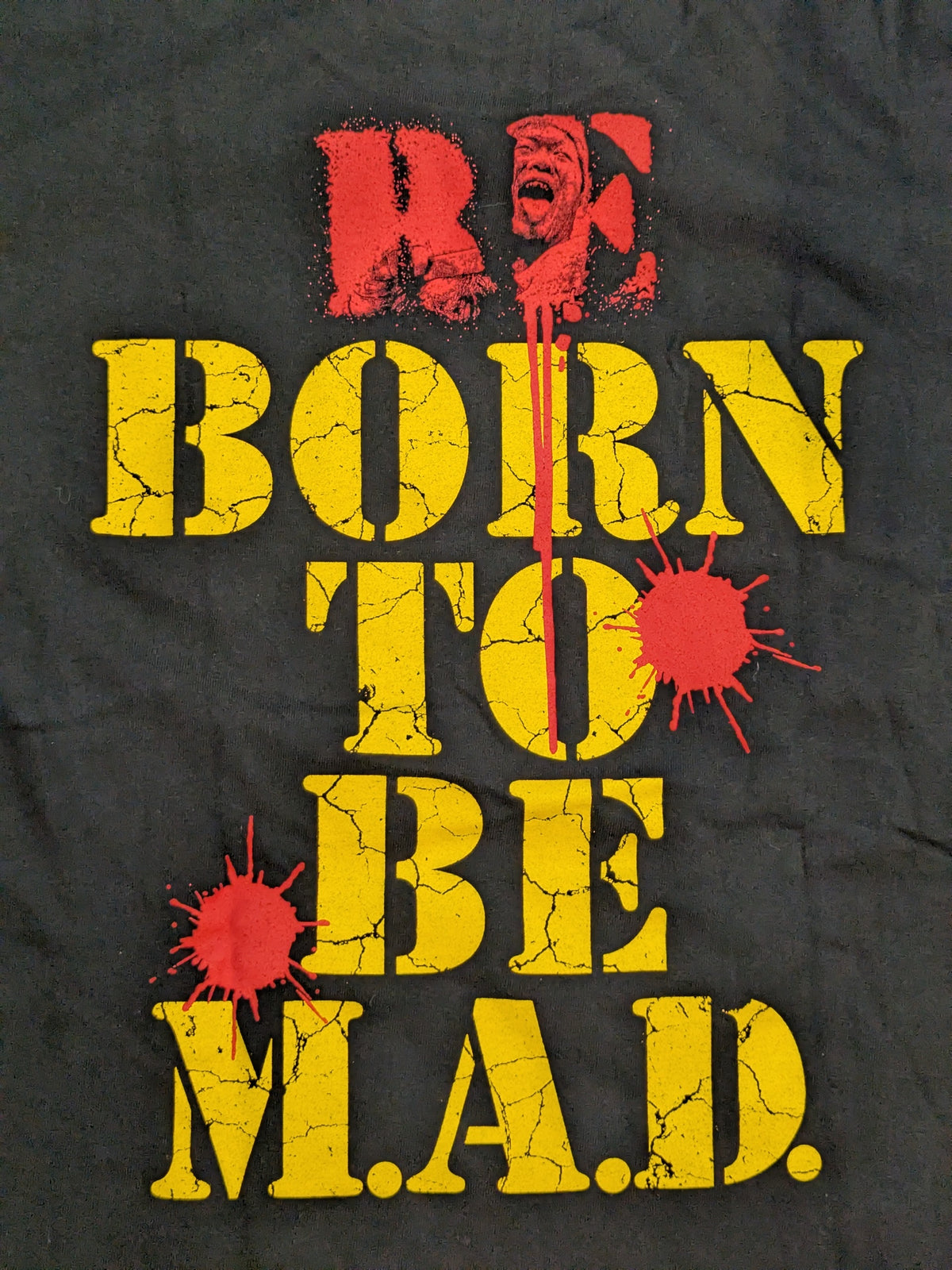 竹田誠志「M.A.D.」Tシャツ(ブラック)