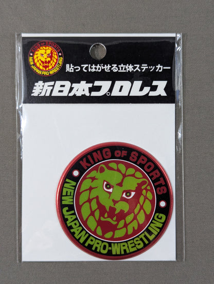 新日本プロレス ライオンマーク 再剥離ステッカー