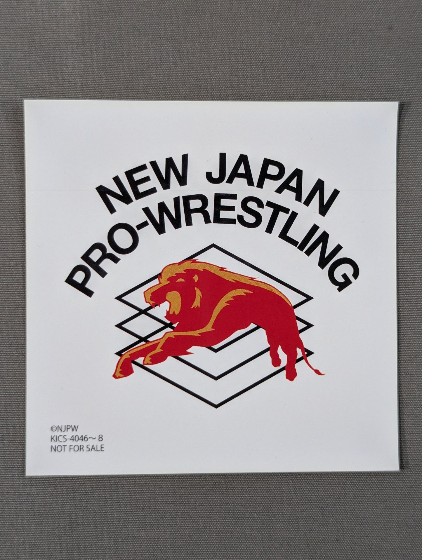 ★非売品★ 新日本プロレス ロゴマーク ステッカー