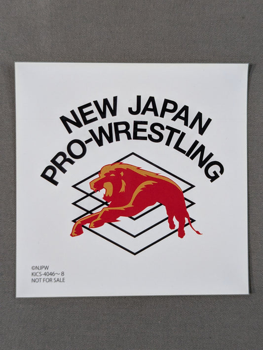 ★非売品★ 新日本プロレス ロゴマーク ステッカー