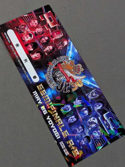 ★ ★ not sold in stores New Japan Pro Wrestling 5.26 National Yoyogi Second Gymnasium BEST OF THE SUPER Jr.30 Commemorative Ticket [Championship]