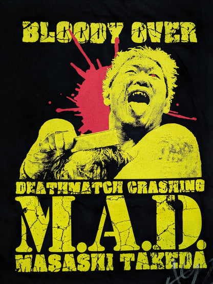 【直筆サイン入り】竹田誠志「Bloody Over」Tシャツ(アメリカ限定カラー)