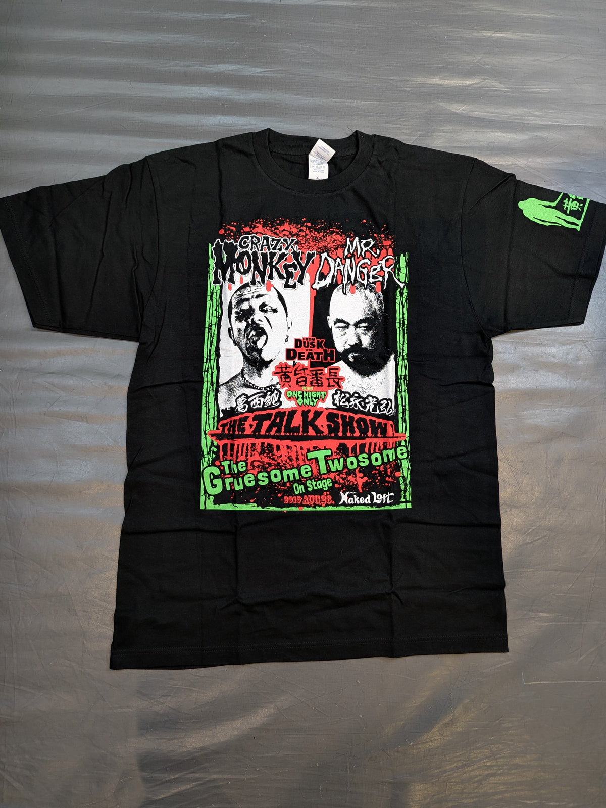 Jun Kasai vs. Mitsuhiro Matsunaga 'Deathmatch Talk SHOW' Picture T-shirt