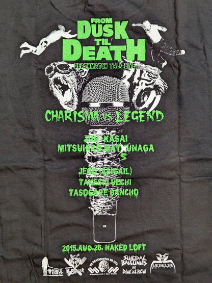 Jun Kasai vs. Mitsuhiro Matsunaga 'Deathmatch Talk SHOW' Picture T-shirt