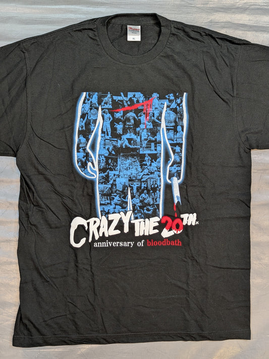 葛西純 20周年記念「CRAZY THE 20TH」Tシャツ