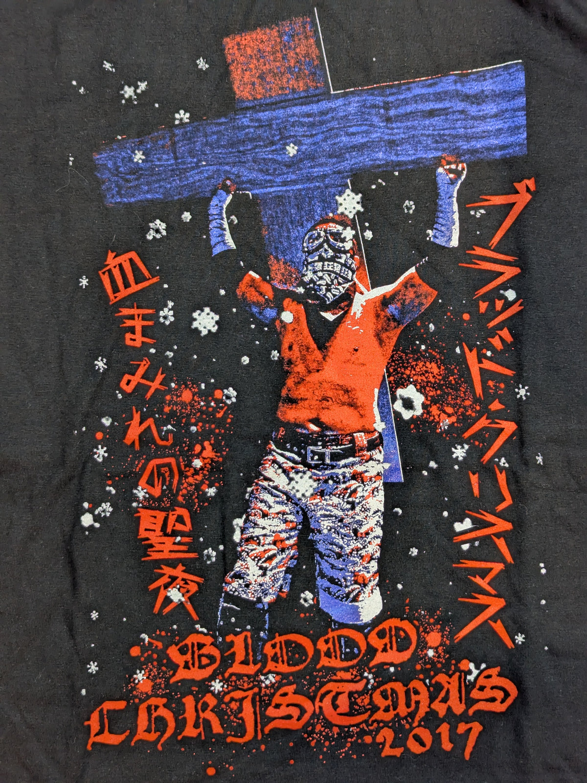 葛西純「BLOOD CHRISTMAS 2017」Tシャツ