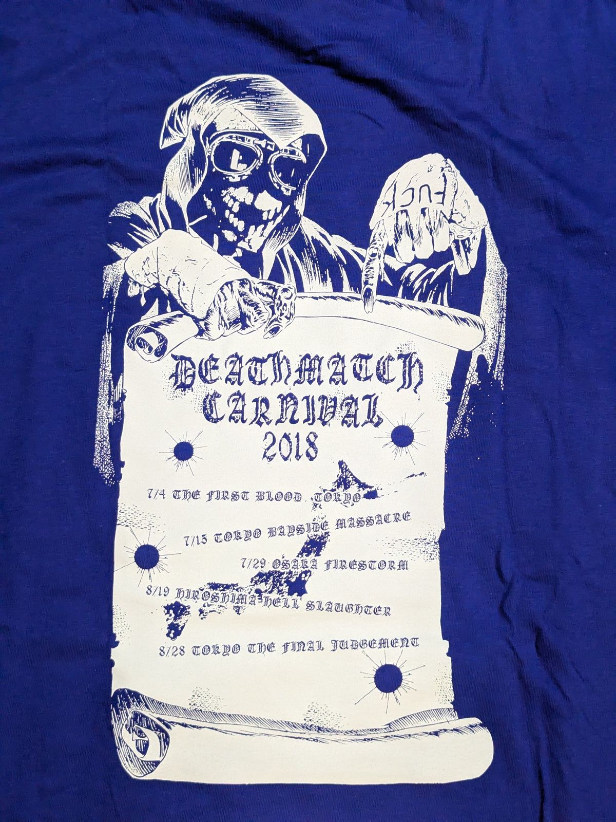 葛西純「デスマッチカーニバル 2018」Tシャツ②
