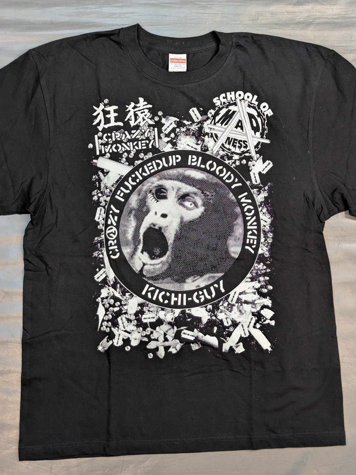 ★植地毅氏デザイン★ 葛西純「狂猿」Tシャツ