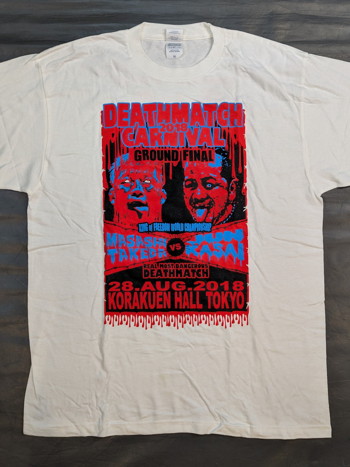 葛西純「デスマッチカーニバル 2018 GRAND FINAL」Tシャツ
