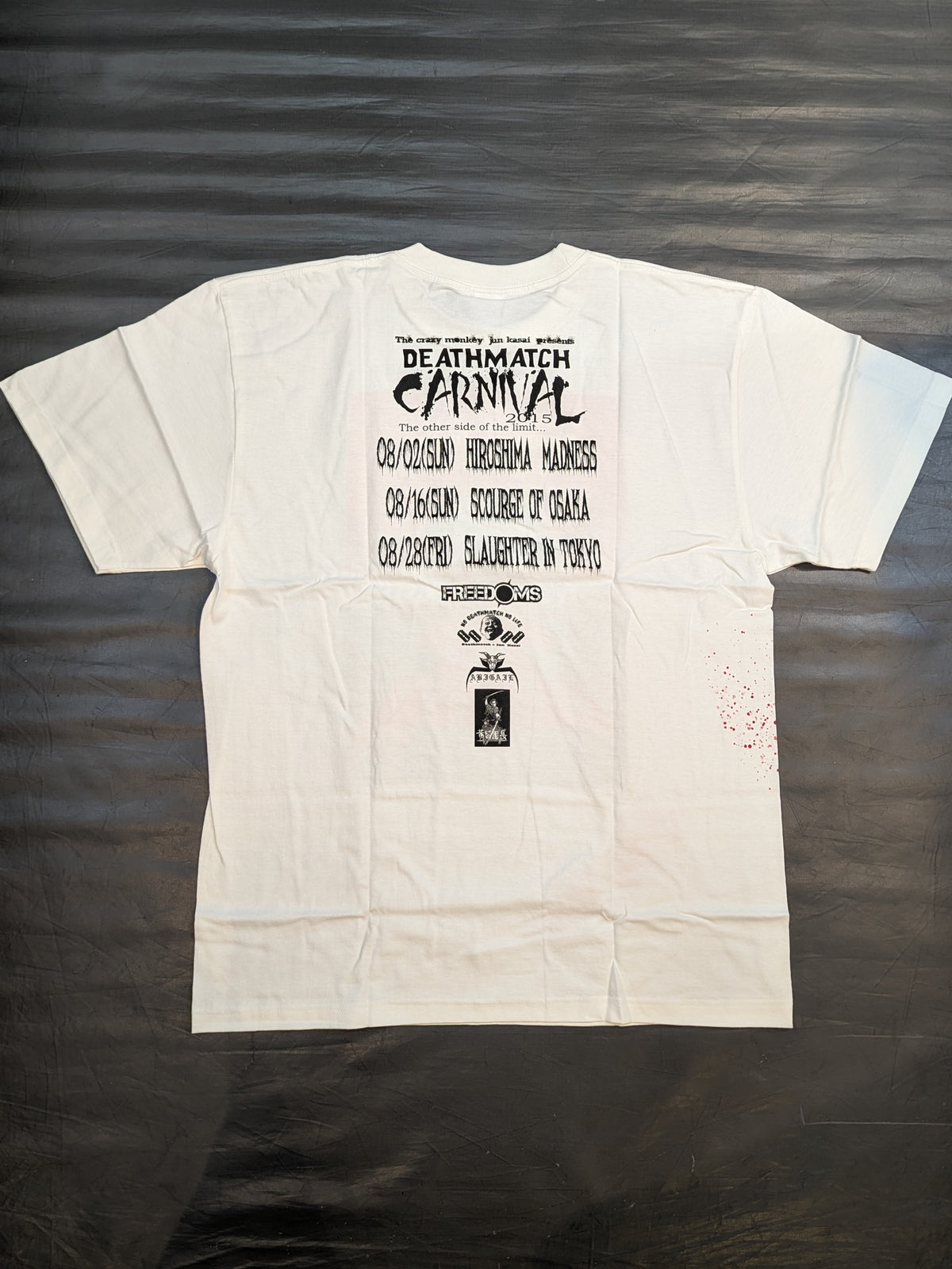 葛西純プロデュース「デスマッチカーニバル 2016」Tシャツ