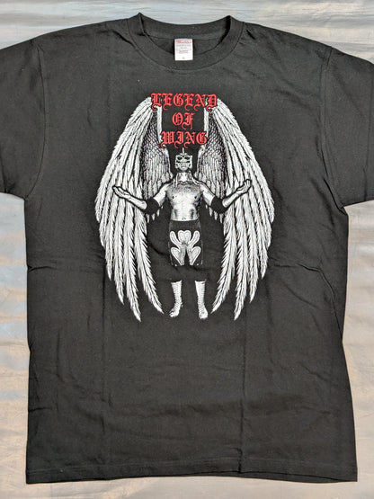 ジ・ウィンガー「LEGEND OF WING」Tシャツ(ブラック)