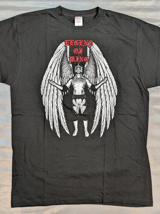 ジ・ウィンガー「LEGEND OF WING」Tシャツ(ブラック)