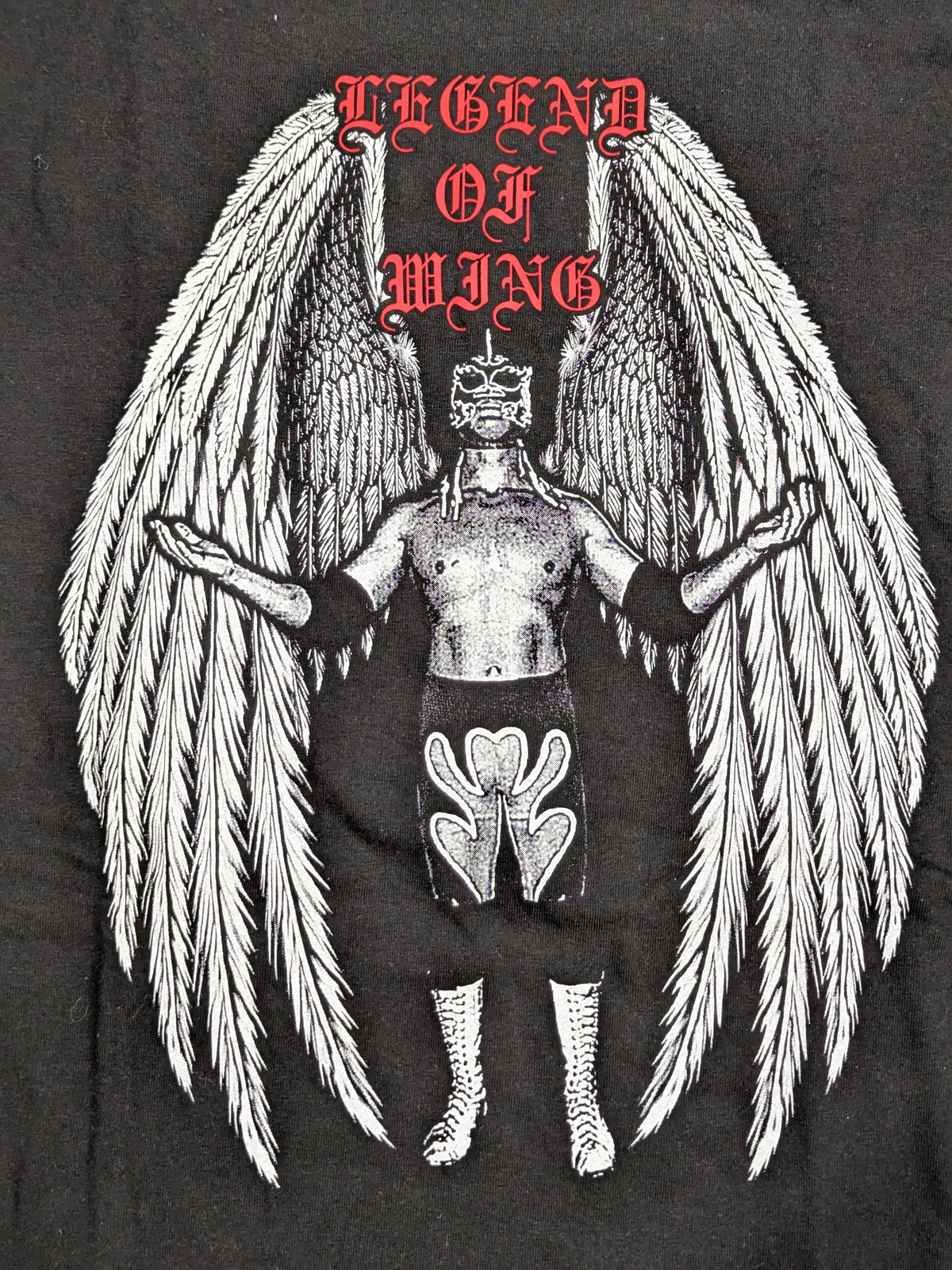 ジ・ウィンガー「LEGEND OF WING」Tシャツ(ブラック)