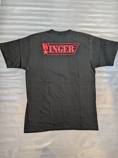 ジ・ウィンガー「LEGEND OF WING」Tシャツ(ブラック)