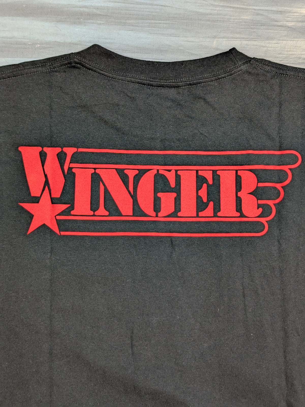 ジ・ウィンガー「LEGEND OF WING」Tシャツ(ブラック)