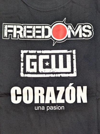 FREEDOMS旗揚げ13周年記念大会「FREEDOMS対GCW デスマッチ対抗戦 ピクチャーTシャツ