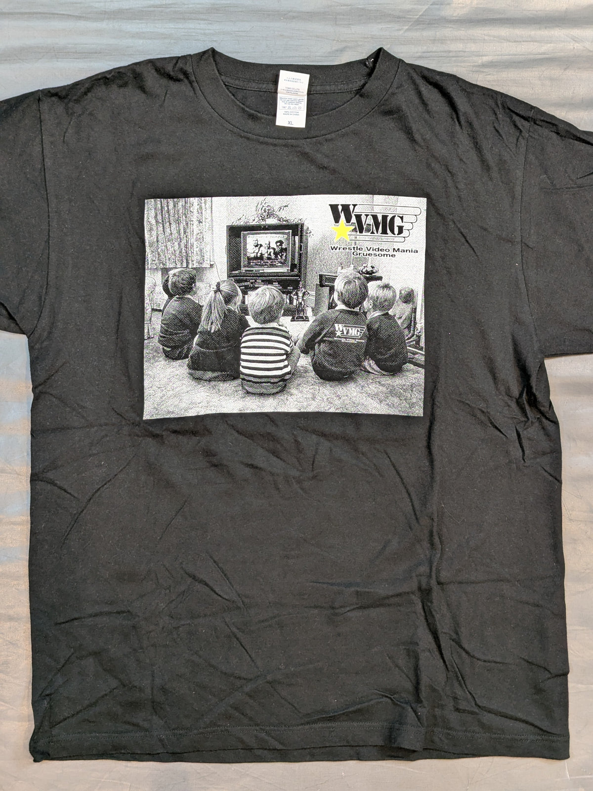 レッスルビデオマニアグルーサム「W★VMG」Tシャツ