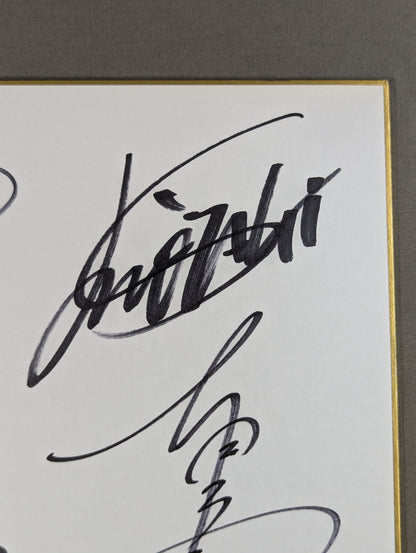 Jun Akiyama & Akitoshi Saito vs. Go Shiozaki  & Tamon Honda  (photo sticker  attached)