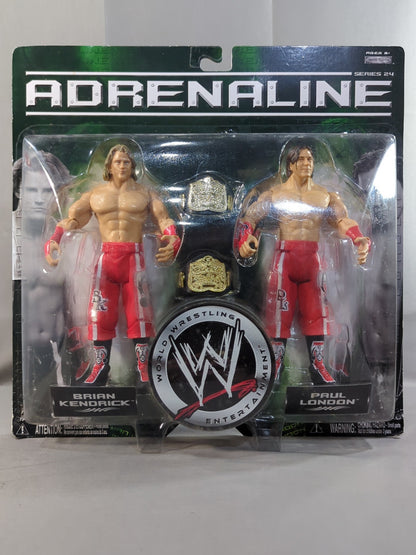ブライアン・ケンドリック＆ポール・ロンドン(WWEタッグ王座ベルト)