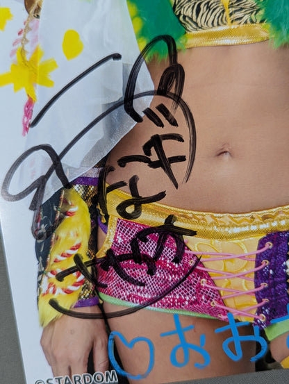 UNAGI SAYAKA  hand signed autograph  Stardom Pro-Photo  (R-9)